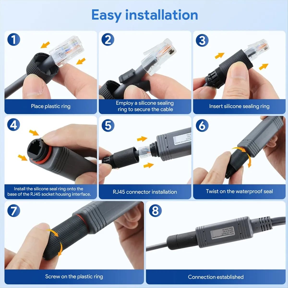 [ABPO] POE Injector for Starlink Mini Version 5 in 1 AC POE Intelligent injector and separator set for Starlink Mini Dish SPINA EU