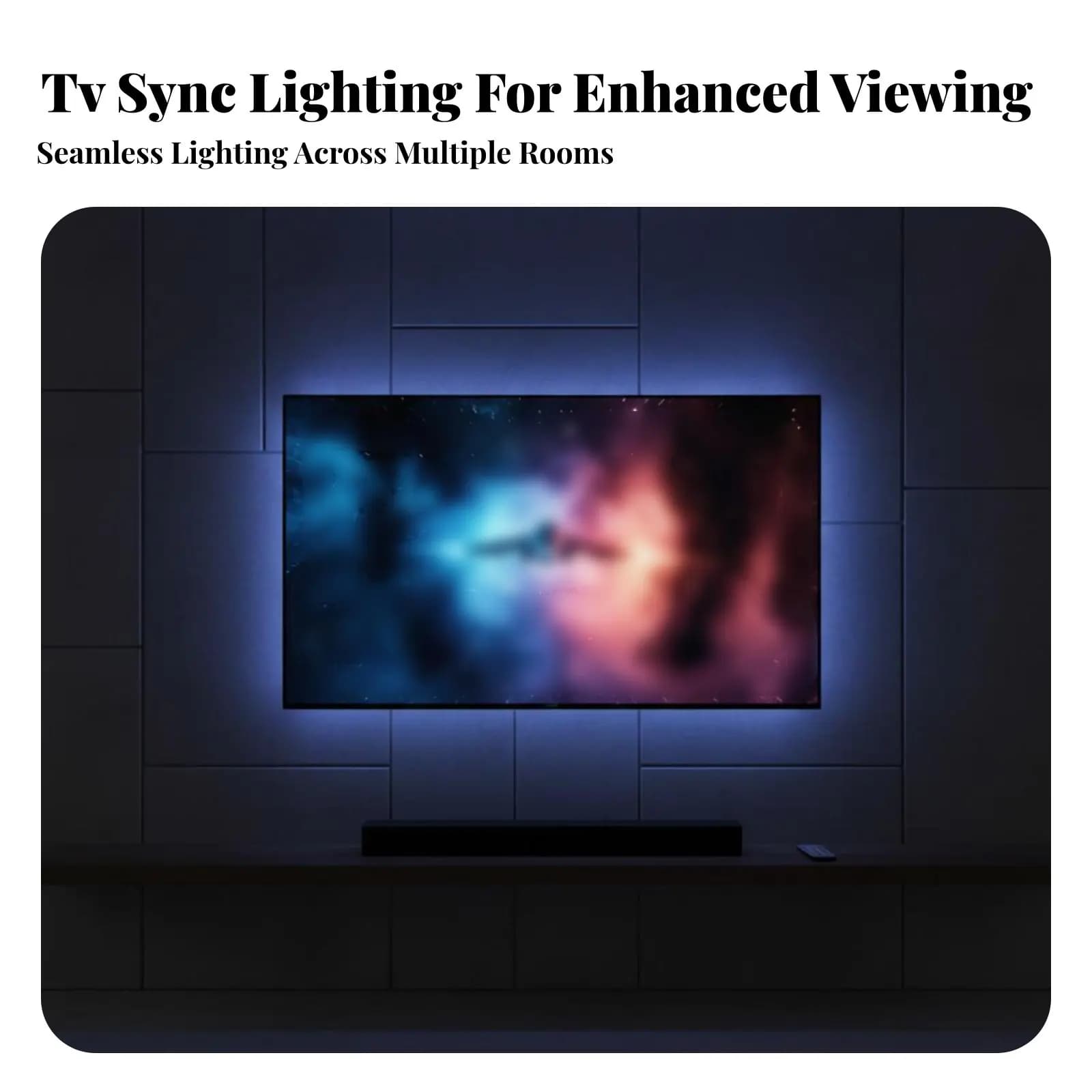 Screen Sync Lighting Strip Strip APP Control Screen Sync Light Strip Intelligent Television Lighting Strip Rear Light 16 Million