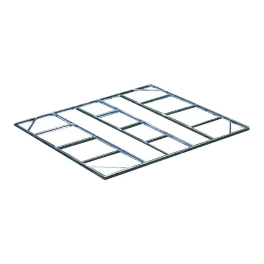 Storage shed floor base kit for 8'x8', 10'x8' 10'x9' Arrow sheds: galvanized steel, gray, rust-resistant and easy-install