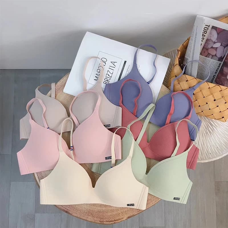 Seamless Bras For Women Small Chest 3/4 Cup Non-Wire Bra Push Up Bra Female Support Underwear Lingerie Intimates
