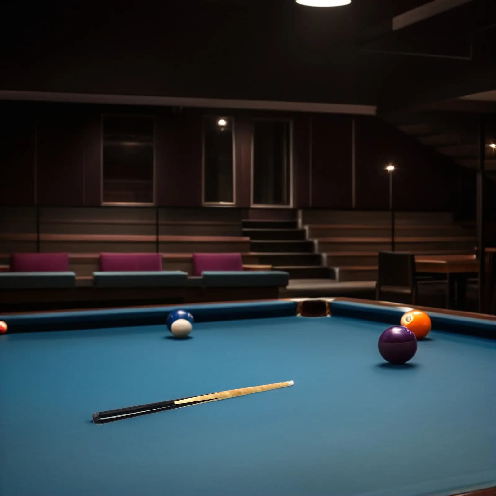 1Set Wood Pool Cue Short Billiard Stick Mini Cue for Tight Space Accurate Shots Pool Stick Short Billiard Cues