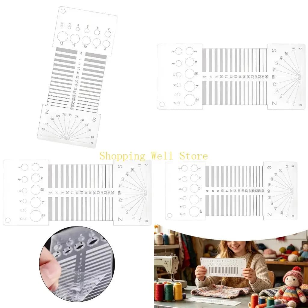 KX4B Clear Measuring Scale For Sewing Enthusiasts