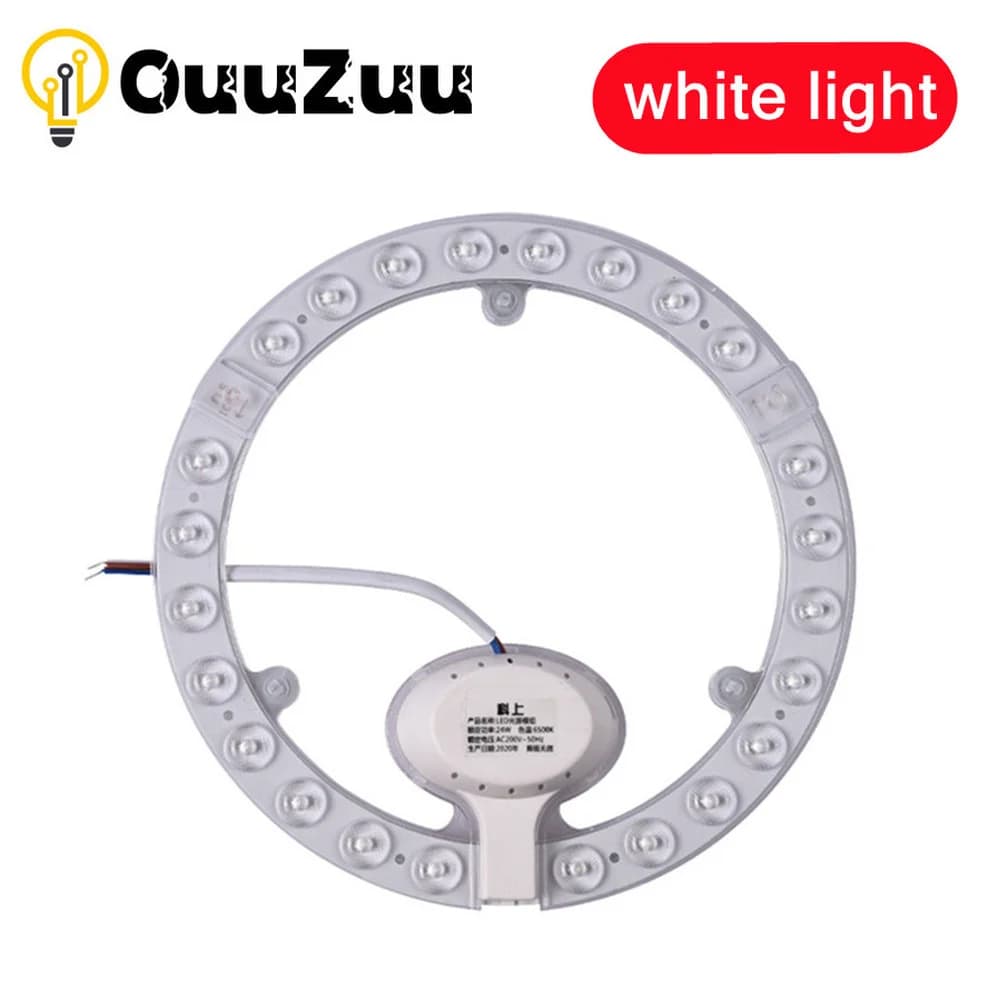 OuuZuu 12W 18W 24W 36W PANNELLO ad anello LED Cerchio di luce AC220V-240V LED Rotondo Pannello da soffitto Il pannello lampada circolare di alta qualità
