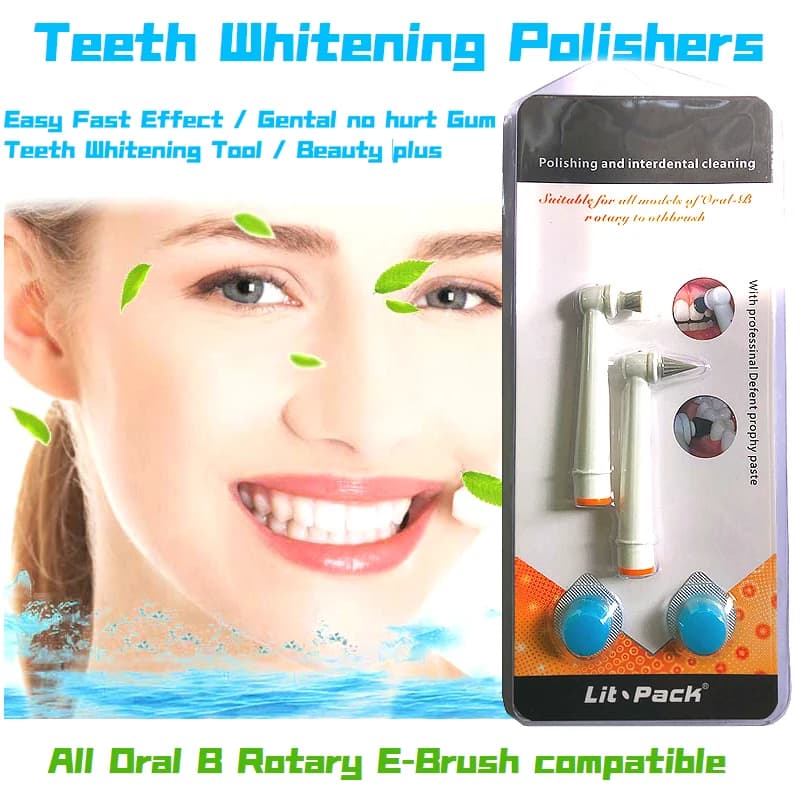 Lit-Pack (manufacturer) Oral B rotary electric tooth whitening dental kit with polishing teeth paste
