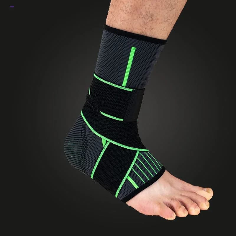 Protezione per caviglia estiva traspirante, supporto pressurizzato in nylon, fascia anti-distorsione per basket, corsa e fitness
