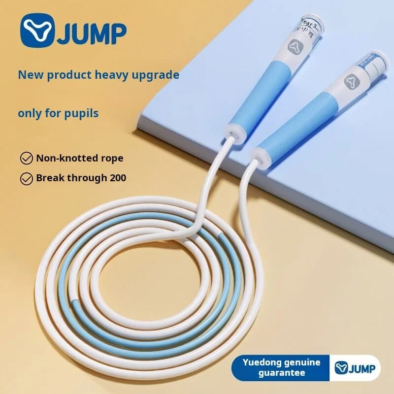 Corda per Saltare YUEDONG Speed Jump Rope 3.0 per Bambini, Corda per Saltare Senza Grovigli con Sistema a Doppio Cuscinetto, Corda in PVC Regolabile 2.4m/2.8m, Leggera