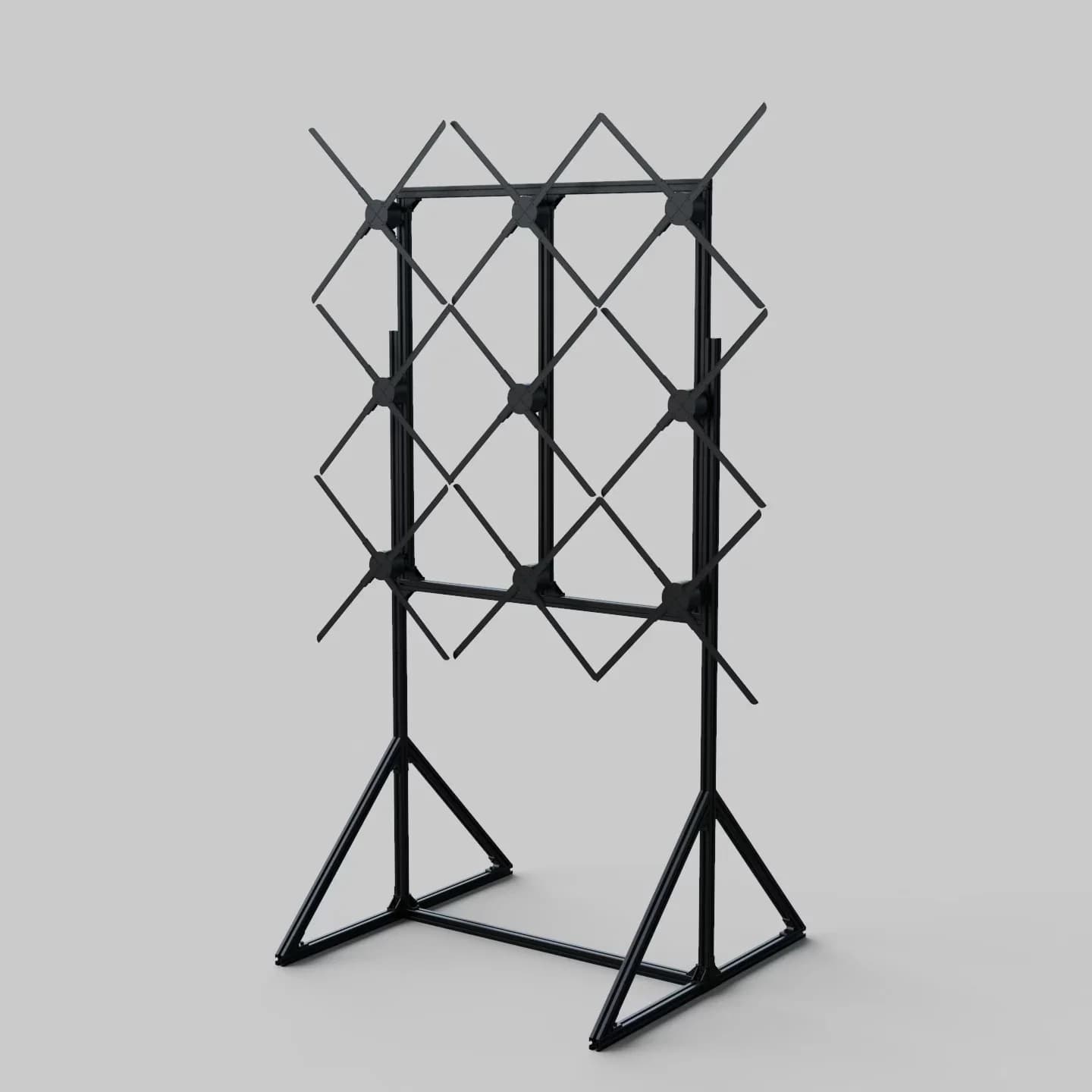 Ventilatore ologramma 3D Schermo display a LED Proiettore olografico Giunzione ventilatore a LED Display ologramma 3D Display pubblicitario 3D per interni