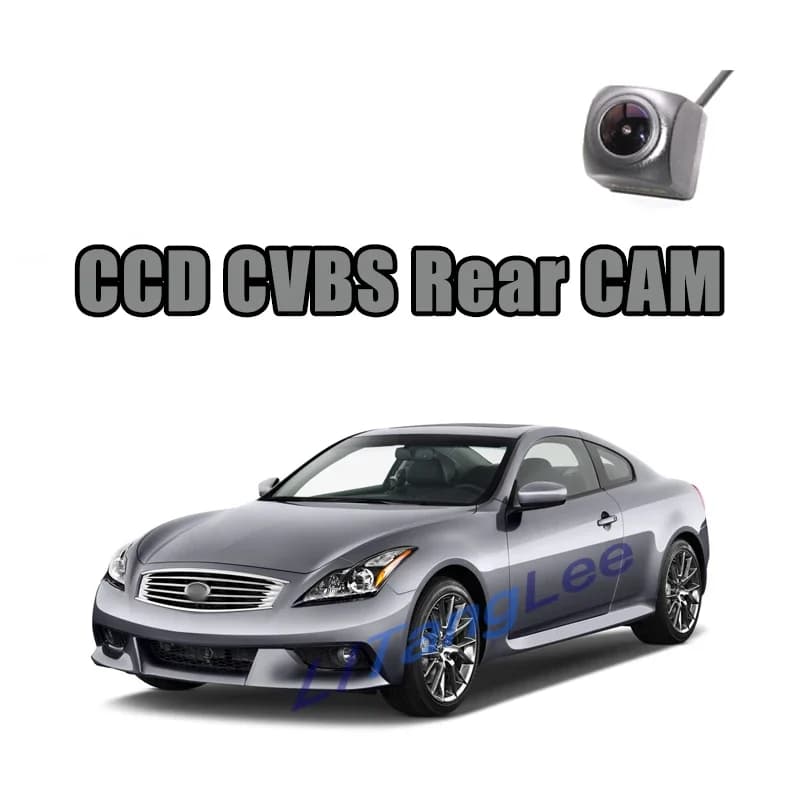 Telecamera posteriore per auto CCD CVBS 720P per Infiniti G37 Coupe 2 porte Reverse Visione notturna WaterPoof Parcheggio Backup CAM