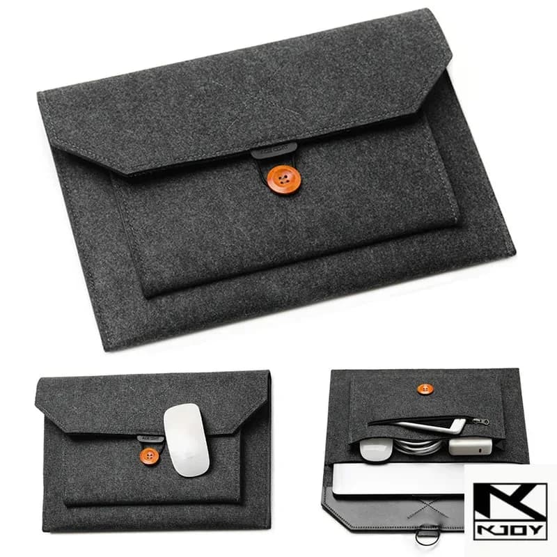 kkjoy Ultralight Felt Tablet Case Multi pocket Laptop Sleeve suit for notebook protection