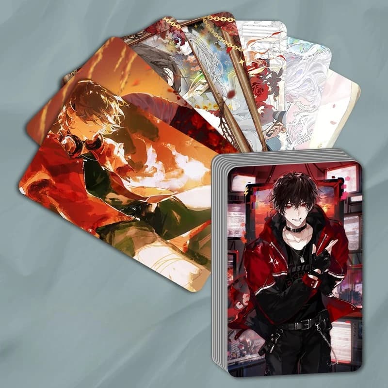 55 Pezzi Carte LOMO Anime 'Diventaii Dio in un Gioco Horror' Bai Liu Xie Ta, Decorazione per Cosplay, Collezione, Cartoline, Regali per Fan
