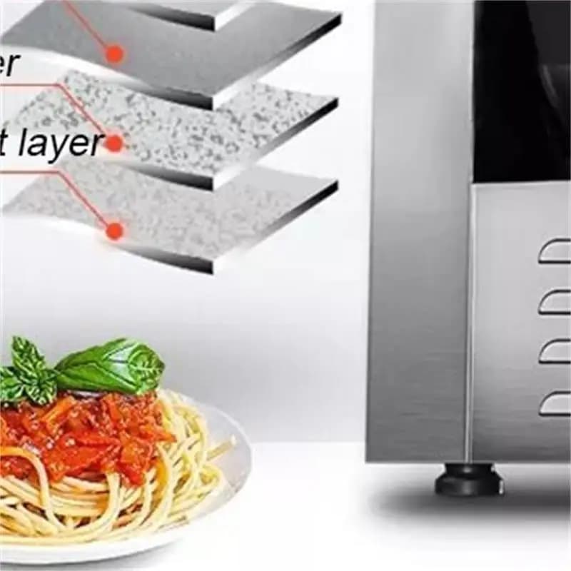 Impastatrice Automatica per Uso Domestico e Commerciale, Macchina per Impastare e Mescolare la Farina per Pasta
