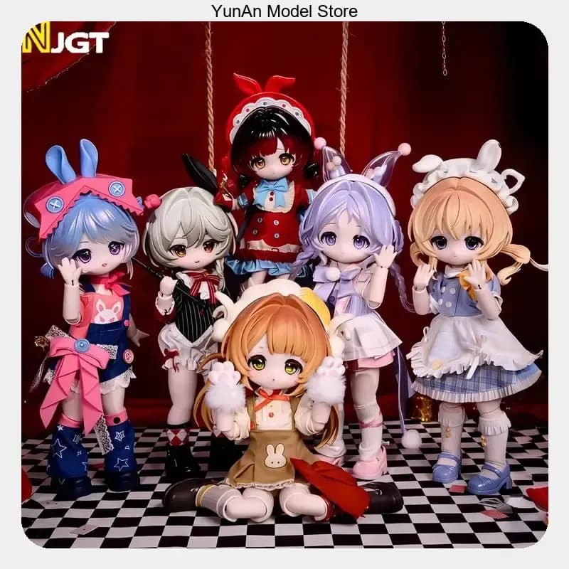 Action Figure Cute Collectible Ornament Mystery Bjd Doll Bonnie Blind Box Bunny Dream Box Series Come4free Genuine For