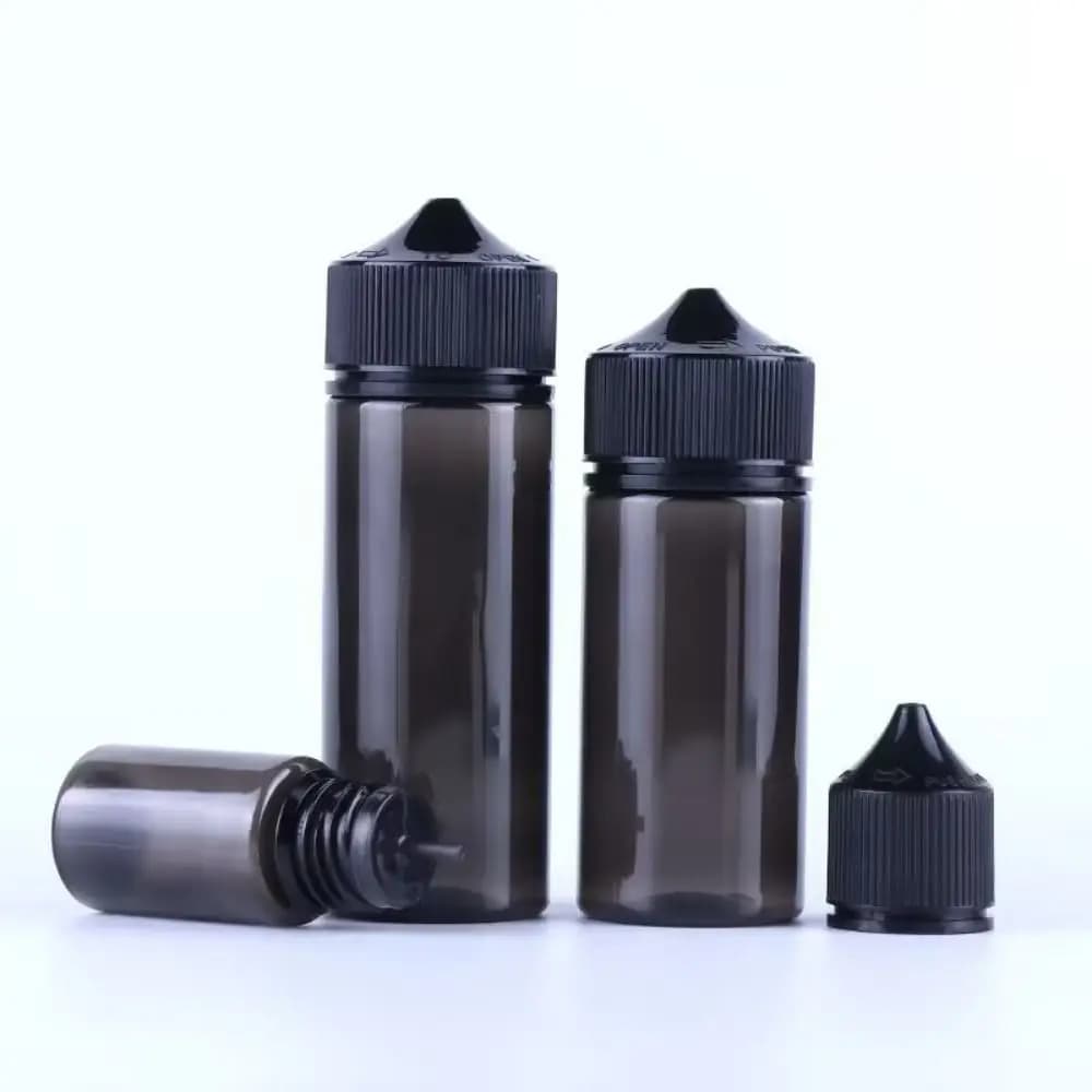 Bottiglie contagocce portatili per contenitori comprimibili a punta in plastica PET da 10/30/50/100 ml