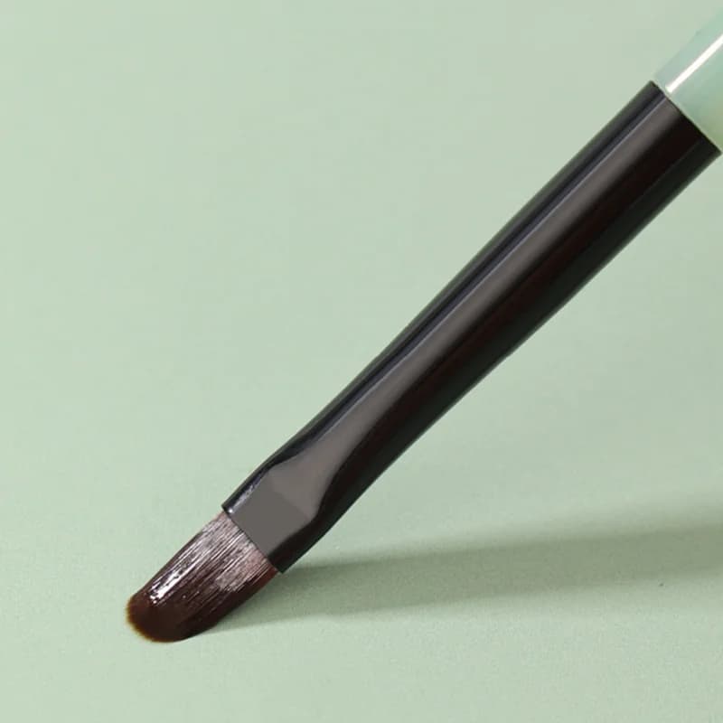 1/8 Pezzi Penna per Nail Art in Acrilico Verde, Pennello per Colorazione, Penna per Terapia Luminosa, Penna Halo, Penna per Disegno Unghie, Penna per Fiori