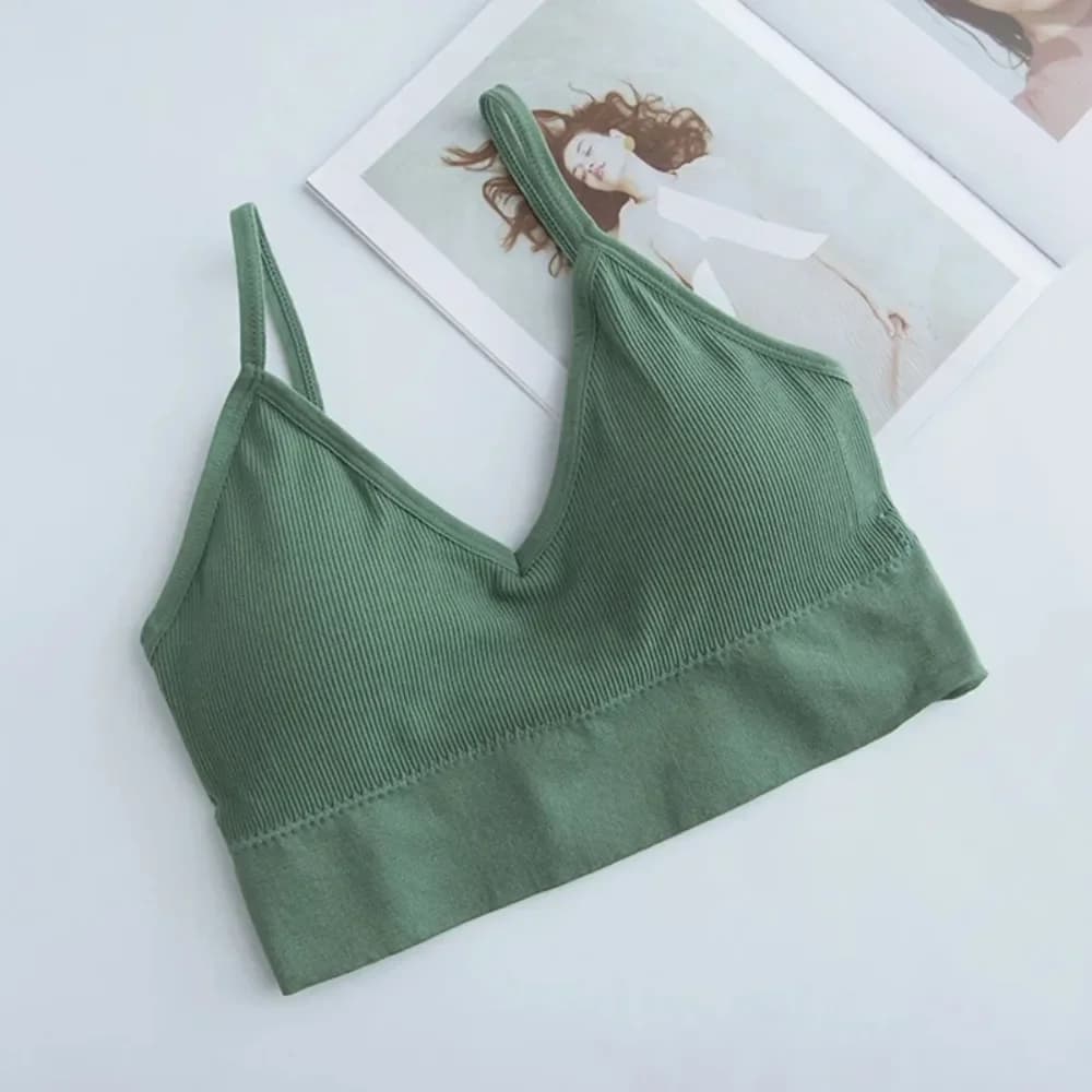 Women's Sexy Bra Fitness Top Seamless Yoga Bra Black White Running Yoga Gym Crop Top Sports Bra Push-Up Women's Top
