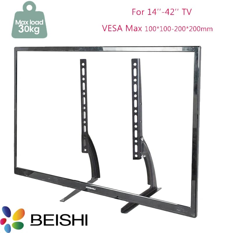 Gambe porta TV universali Piedini TV per TV LCD/LED/OLED/Plasma Supporto TV da tavolo Piedistallo Riser per schermo piatto e curvo Halloween