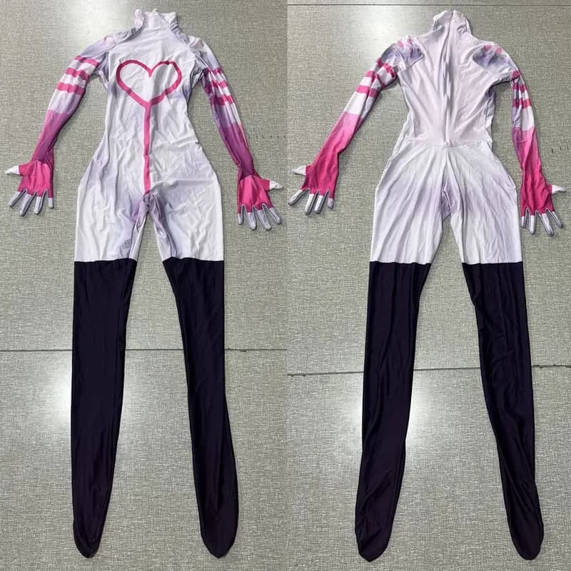 Halloween Women's Adult Children Angel Powder Costume Cosplay Women's Girls Zentai Party Suit # 1 # W