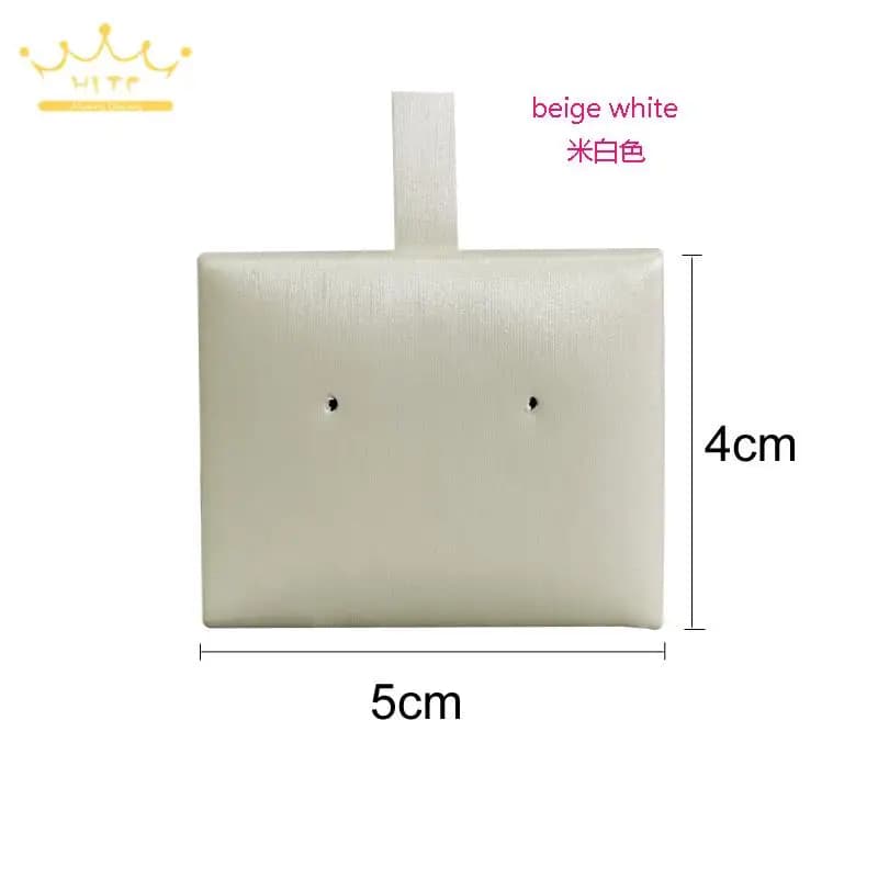 10 pz o 50 pz orecchino pendente espositore tappetino di alta qualità orecchio stud pendurar tag gioielleria accessori utili 5*4 cm
