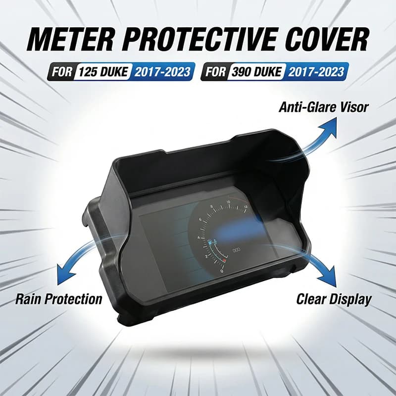 Antiriflesso Protezione Antipioggia Scudo Solare Cruscotto Visiera Protezione Dello Schermo Meter Copertura per 125 DUKE 390 DUKE 2017-2023 2022 2021 390DUKE