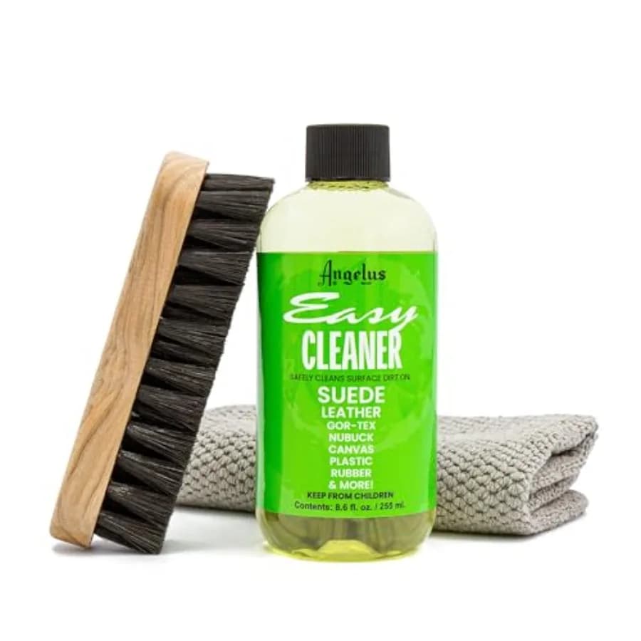 Kit per la Pulizia delle Scarpe, 250 ml, con Spazzola e Asciugamano - Kit Professionale per Sneakers, Pelle, Nubuck, Scamosciato - Sicuro su Tutti i Tessuti