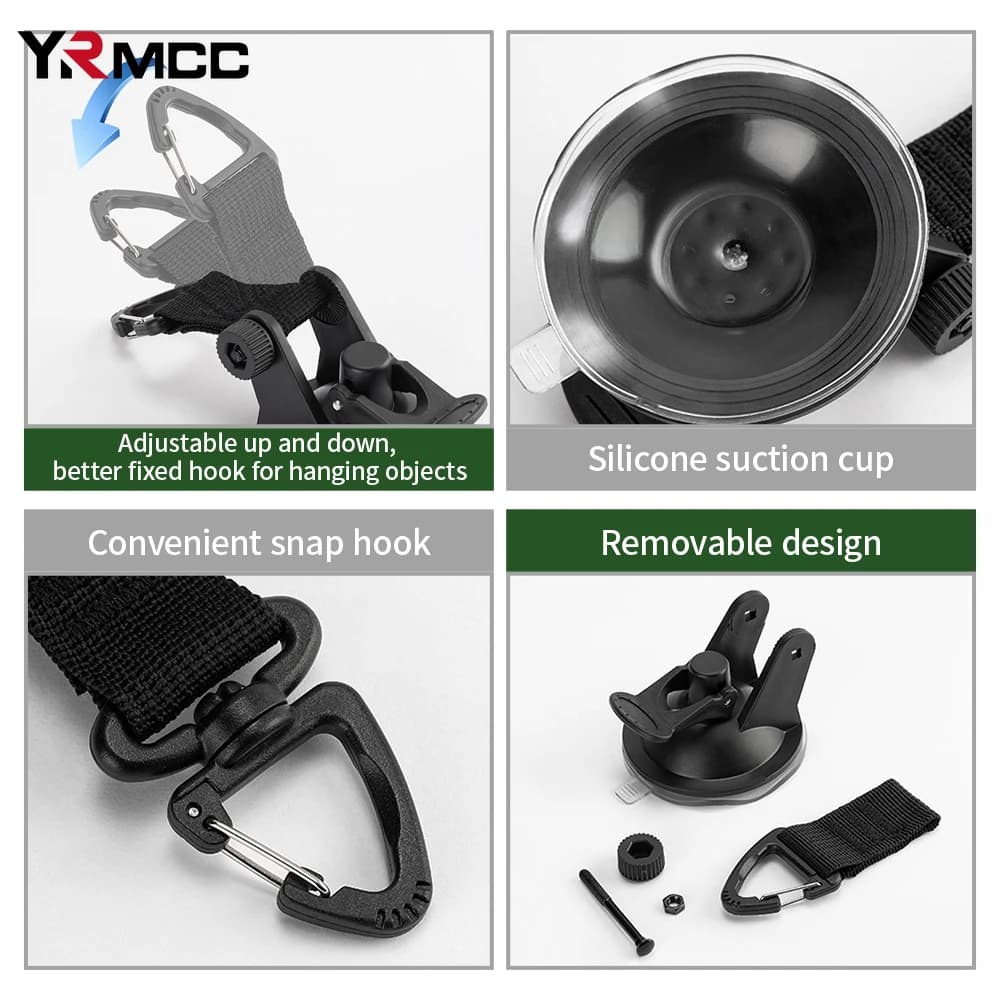 Car Tent Suction Suction cup Anchor Buckle Side Curtain Camper Van Mounting Hook Motorhome Camping Car Accessories