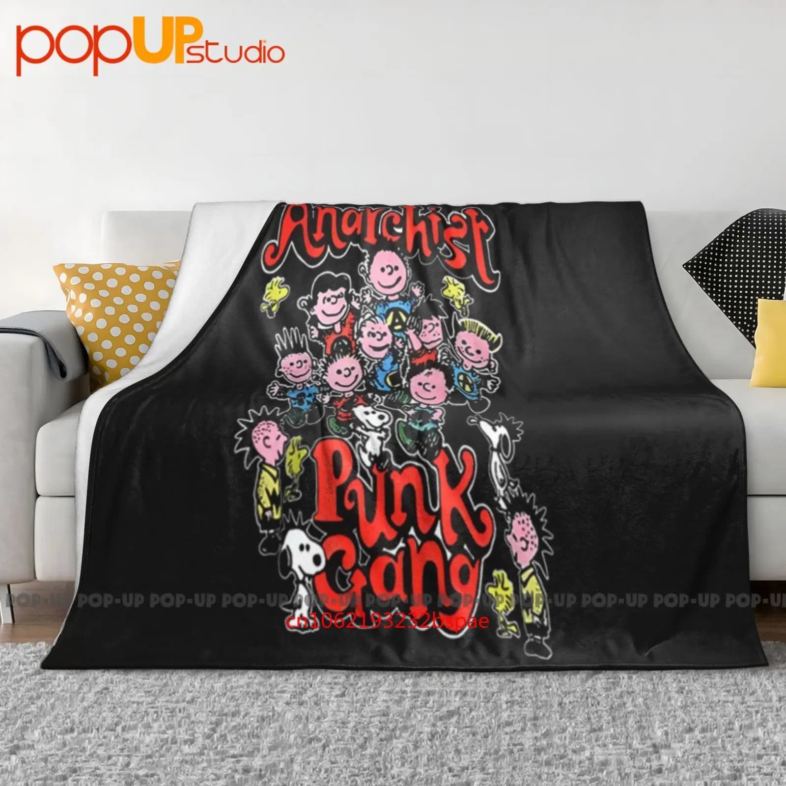 Sedizionari da uomo Anarchico Punk Gang 1977 Coperta ultra morbida Trapunta Copridivano invernale Copridivano