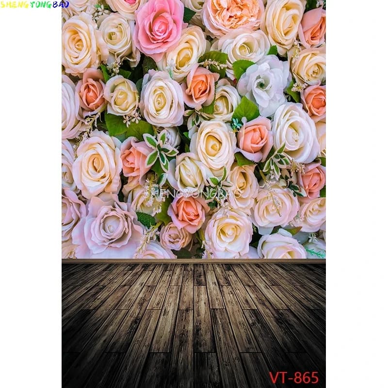 San Valentino Cuore Amore Halo Fondali Fotografia Rosa Floreale Cupido Freccia Matrimonio Muro E Pavimento Sfondo Puntelli VT-23
