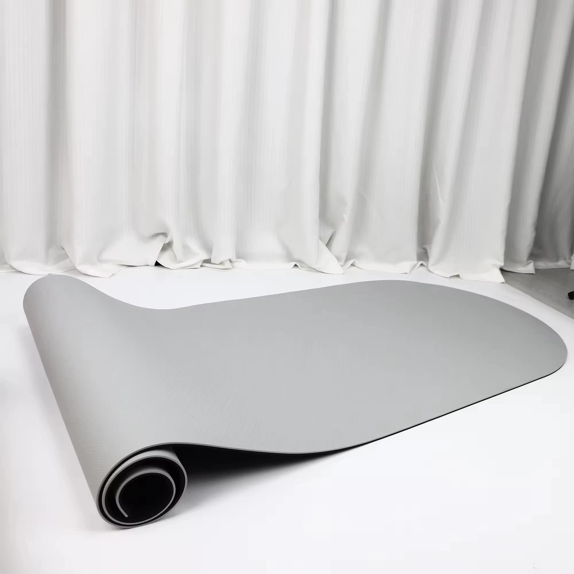 Tappetino Yoga Ecologico Personalizzabile con Logo, per Fitness e Palestra Domestica, Morbido, Antiscivolo, Resistente, in PU e Gomma Naturale
