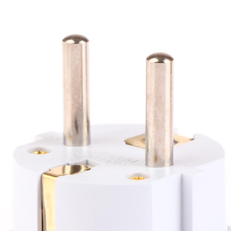【buji3C】 Convertitore universale da 1 pezzo AU US UK a UE Adattatore da viaggio Adattatore per presa domestica 16A 250V Presa elettrica per conversione a parete