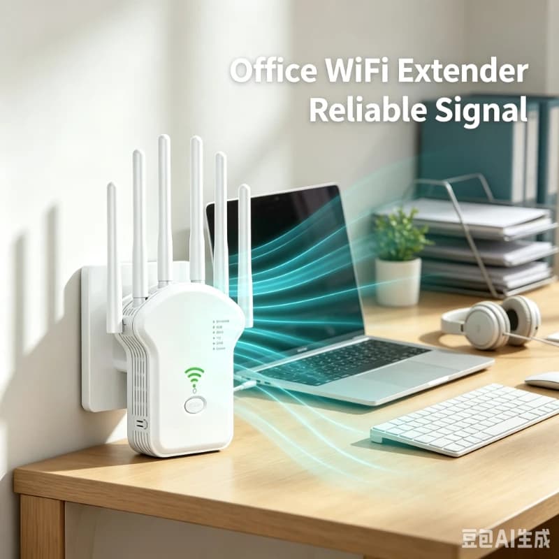 5G & 2.4G Dual Band WiFi Extender AC1200M Wireless Repeater Indoor Network Signal Enhancement Device