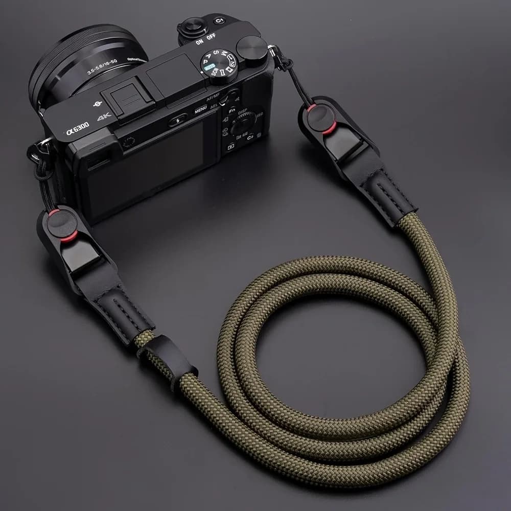 Quick Detachable Round Cord Camera Shoulder Strap Quick Detachable Shoulder for DSLR Mirrorless Camera Adjustable Shoulder Strap