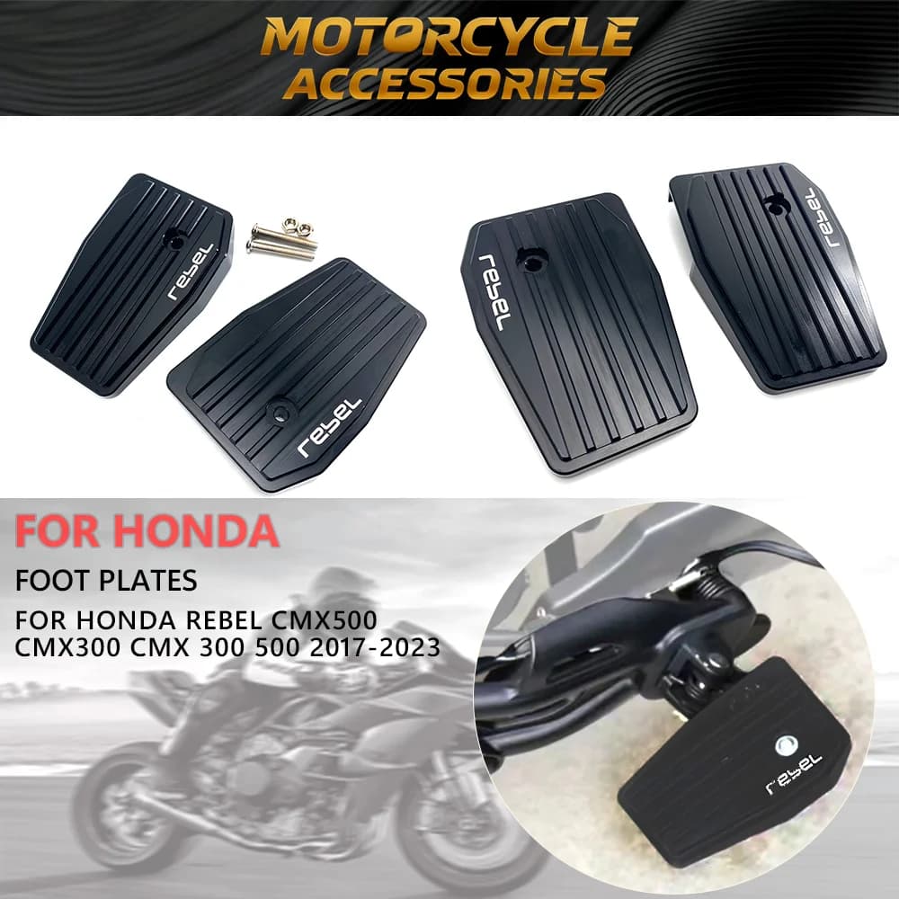 Accessori Moto Pedane Larghe in Alluminio Billet per CMX500 Rebel CMX 500 300 Rebel500 2017-2023