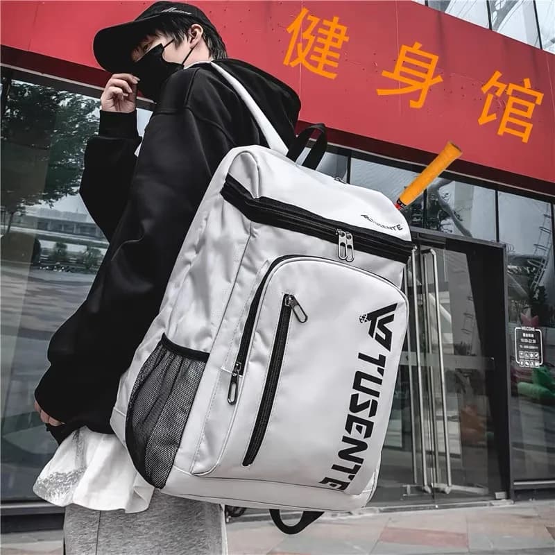 Large Capacity Badminton Sports Backpack Laptop Bag Daily Laptop Bag Outdoor Multifunction Travel Bag Man Woman