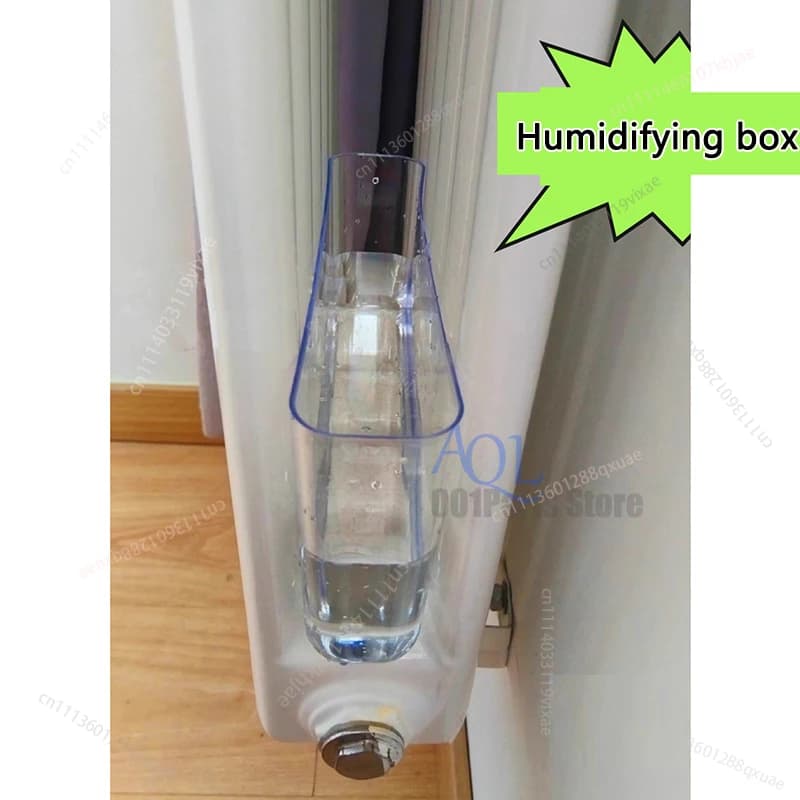 Umidificatore a evaporazione ad acqua calda con serbatoio trasparente in plastica per umidificatore