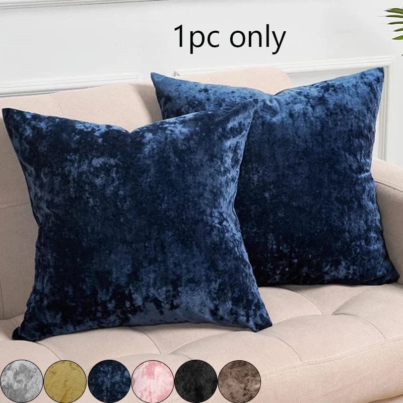 1 pezzo decorativo per la casa di lusso super morbido finto velluto rettangolare federa per divano/letto/soggiorno 45x45 cm/17,7x17.