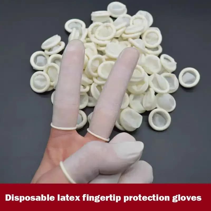 Guanti protettivi per punte delle dita in lattice elettronico industriale in polvere monouso sterile da 100 pezzi Strumento di riparazione per orologi per kit orologiaio