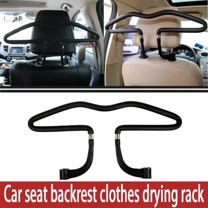 Appendiabiti per auto Supporto per poggiatesta Supporto per vestiti Appendiabiti universale per sedile posteriore per auto Accessorio da viaggio Appendiabiti per sedile