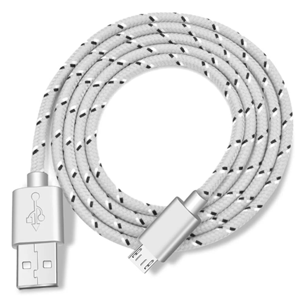 Cavo Micro USB cavo di ricarica USB per sincronizzazione dati 1m per Xiaomi Samsung Huawei telefono Android cavi Microusb di ricarica intrecciati in Nylon