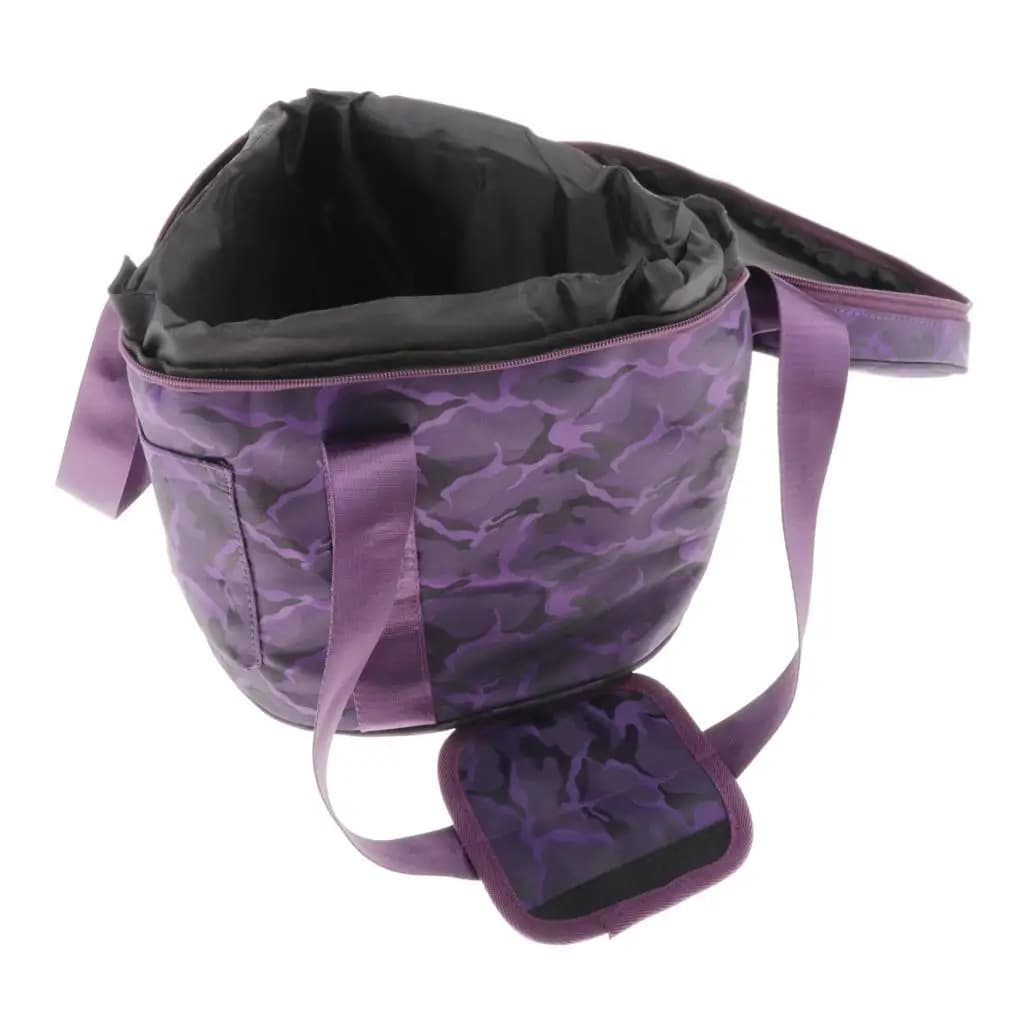 Crystal Singing Bowl Case with Handle Protective Oxford Cloth Storage Bag for 8 10 12 Inch Quartz Bowls Outdoor Use