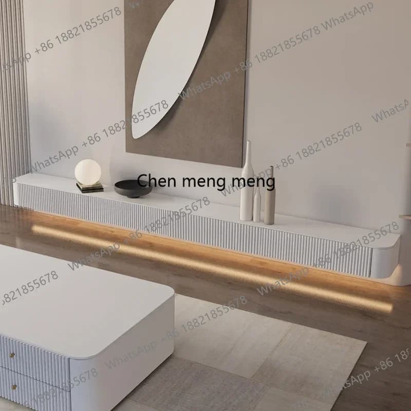 Table Suspended Tv Cabinet Monitor Stand Floating Shelves Tv Cabinet Television Salon Rack Sala Para Tv Mid Century Furniture