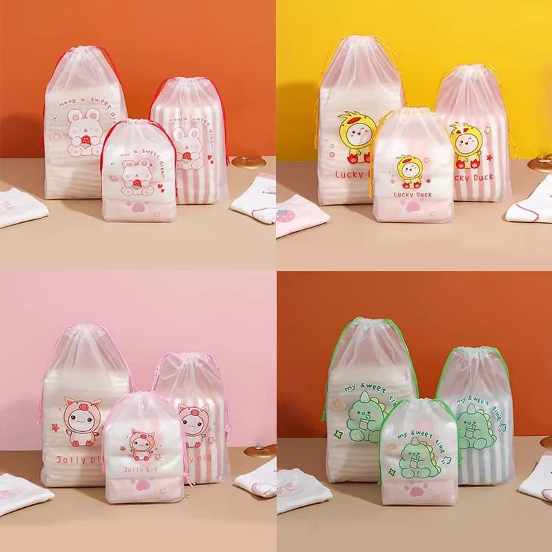 Waterproof PVC Transparent Cosmetic Bag for Women Bathroom Storage Bag for Washing Multifunction Travel Bag Cosmetic Case
