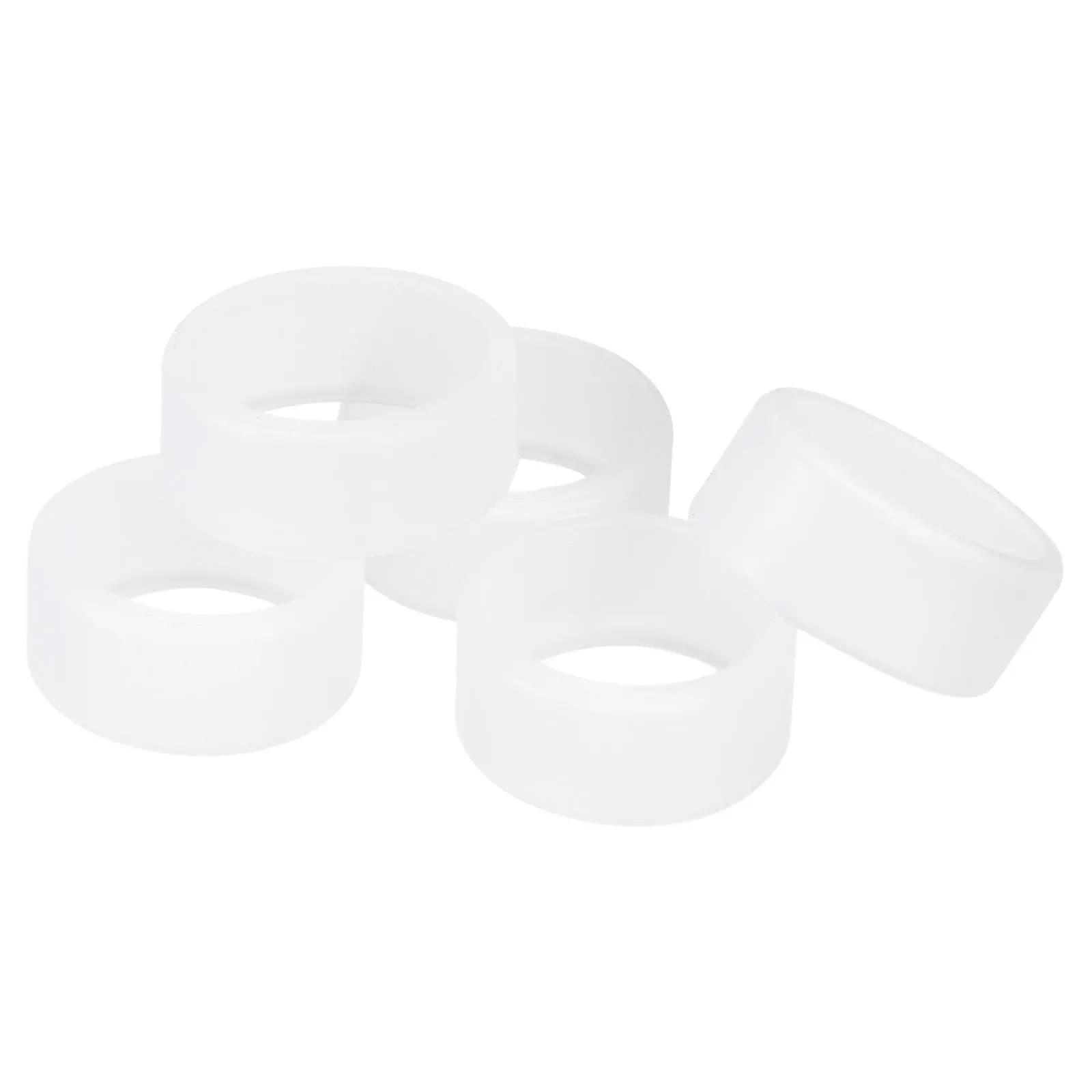 5 Pezzi Anelli Elastici in Silicone da 1 Pollice, Fascette Antiscivolo per Cavi, Avvolgicavi, Legature per Sacchetti