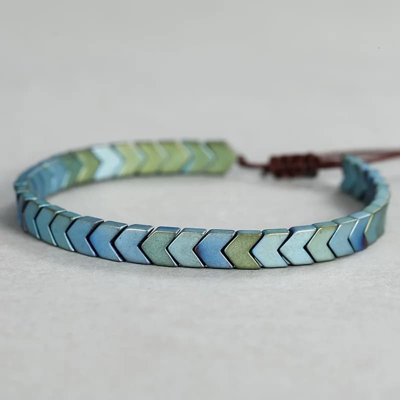 Red Iron Arrow Balance Bracelet for Women Meditation Calming Jewelry Gift One Piece