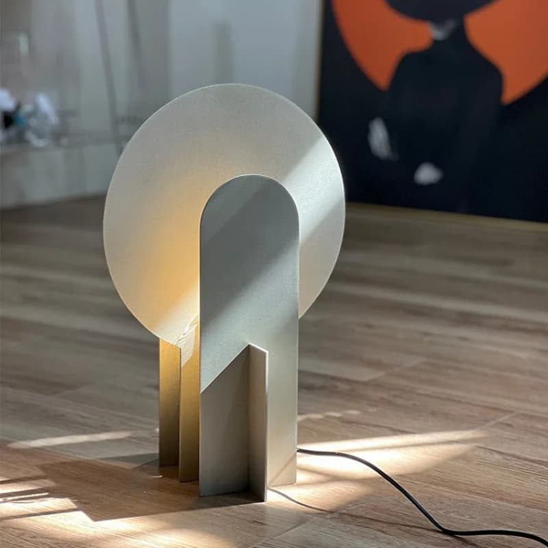 Lampada da Tavolo in Lega di Alluminio di Design Danese, Lampada a Luce Solare Componibile, Illuminazione d'Atmosfera Medievale per la Casa