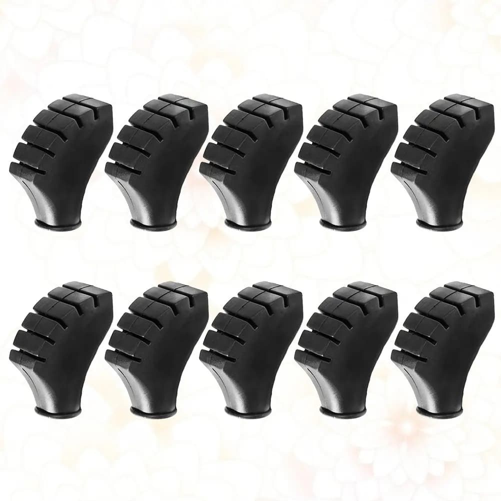 10 Pieces Protected for Trekking Sticks, Spare Parts for Hiking Sticks, Mountain Climbing and Open Adventures