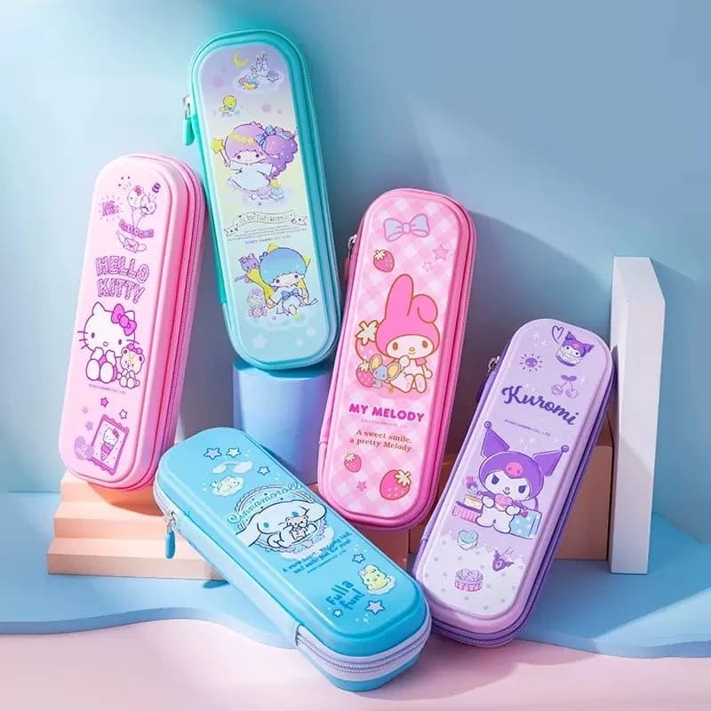 My Melody Pencil Case Cute Cartoon Creative Stationery Box Portable Kawaii School Supplies Organizer Gift for Girls Students