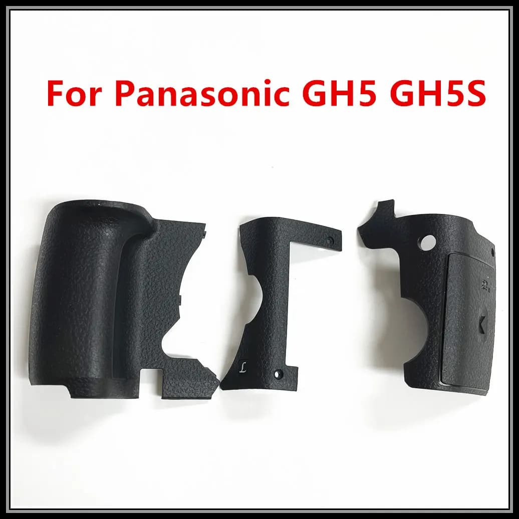 NUOVO Per Panasonic GH5 GH5S SD Scheda di Memoria Copertura Coperchio Porta Grip In Gomma + Copertura Anteriore Lato Sinistro In Gomma Per LUMIX DC-GH5S DC-GH5