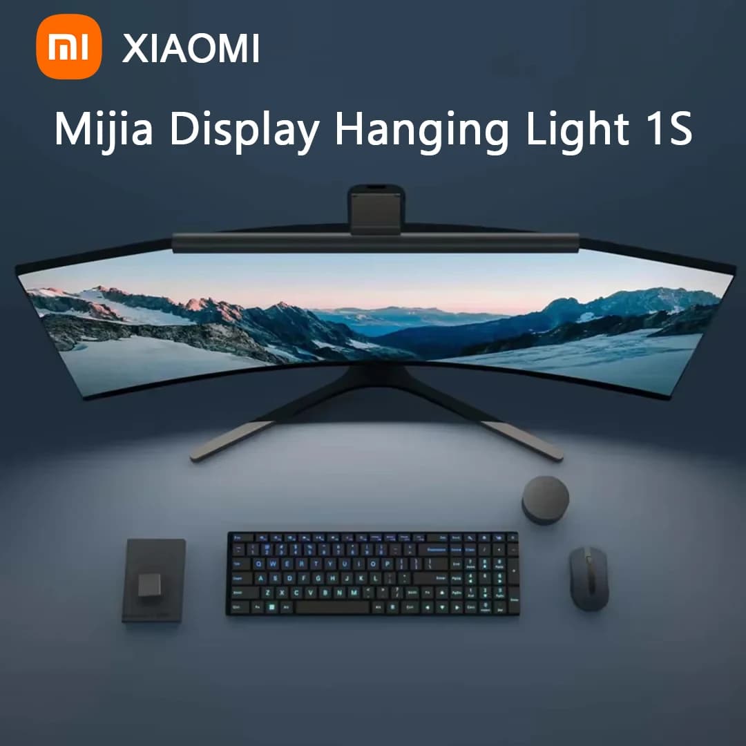 Updated Xiaomi Mijia Display Suspension Lamp 1S Ra95 Desk Lamp Computer Monitor remote control LED screen bar with Mihome app
