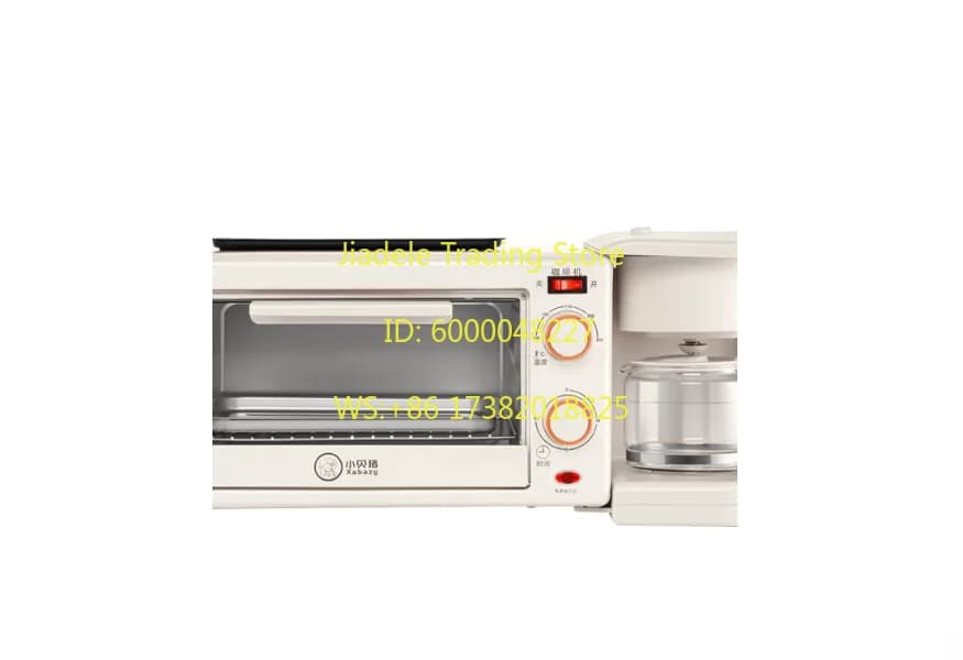 Home Use Small Type 3 in 1 Multifunctional Breakfast Machine with Kettle
