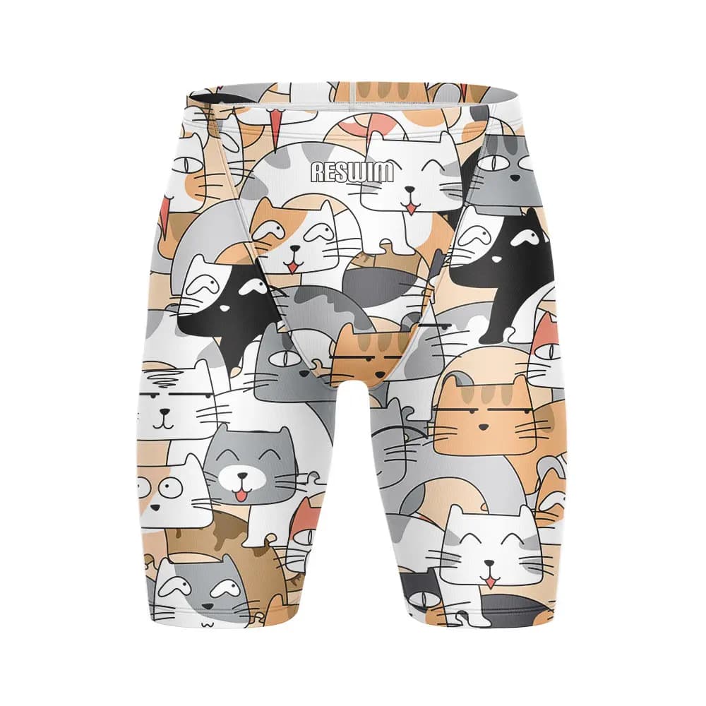2025 Gatti Swim Jammer Swimsuit Men's Shorts Cartoon Resistance Athletic Training Swimwear Surf Swimwear Shorts Bathroom trousers